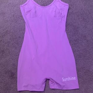 One piece lavender romper